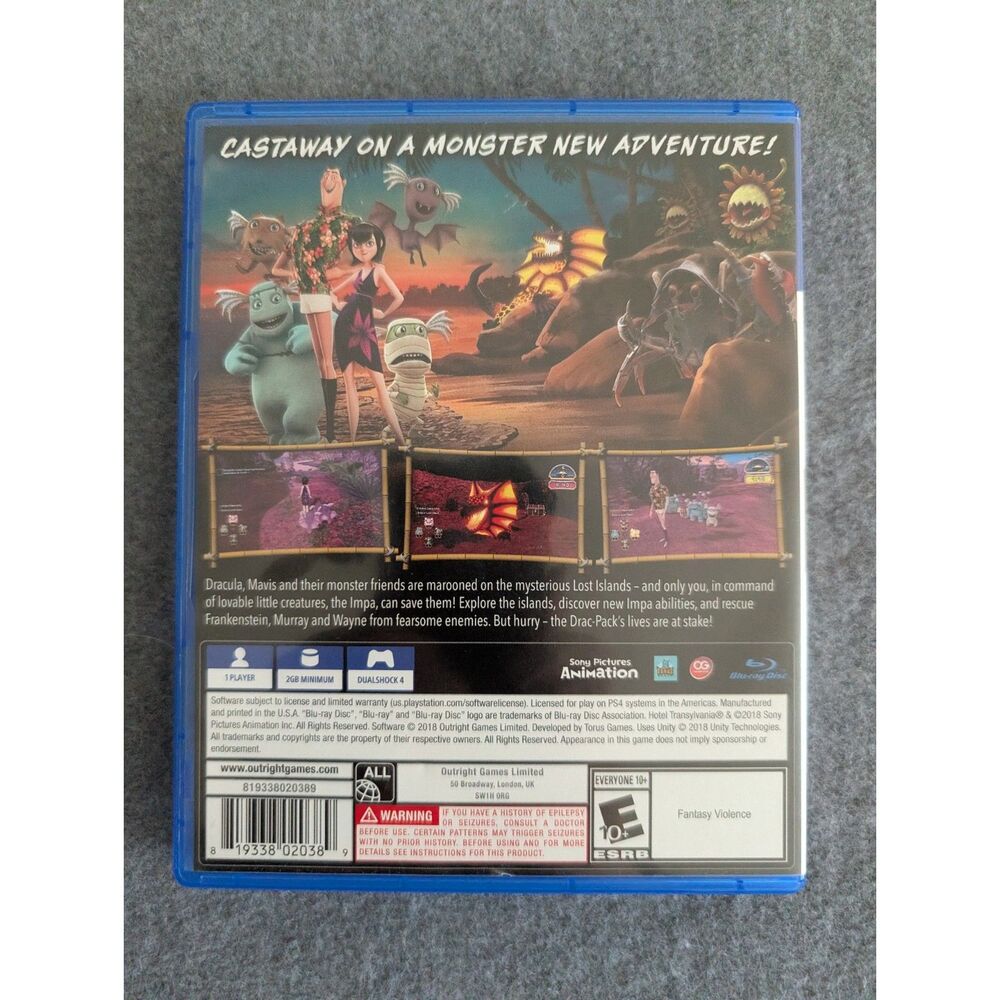 Hotel Transylvania 3 Monsters Overboard (Sony PlayStation 4, 2018) PS4 Tested - Picture 2 of 3